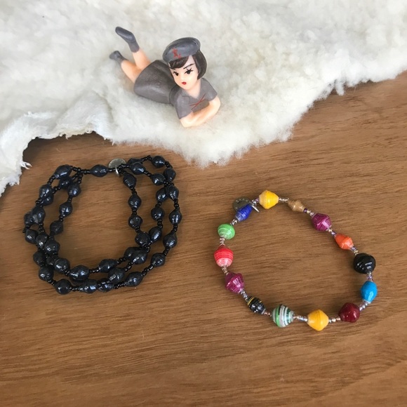 💎 Bead For Life bracelets. 2 Bracelets Uganda - Picture 1 of 4